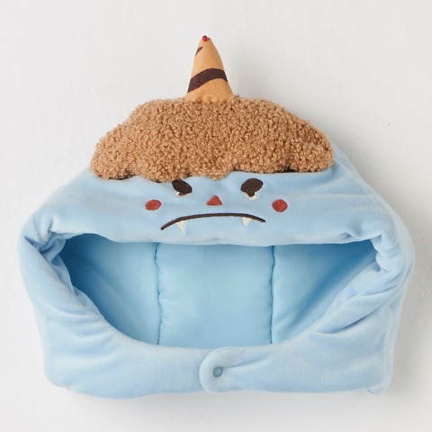 ベビー　ロンパス+帽子（80～90・90～100cm・HugChumFriends）