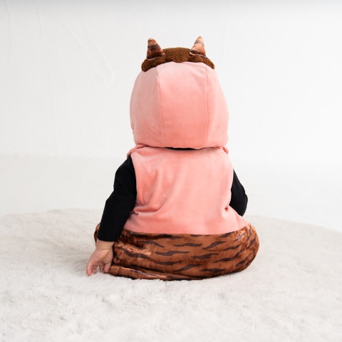 ベビー　ロンパス+帽子（80～90・90～100cm・HugChumFriends）