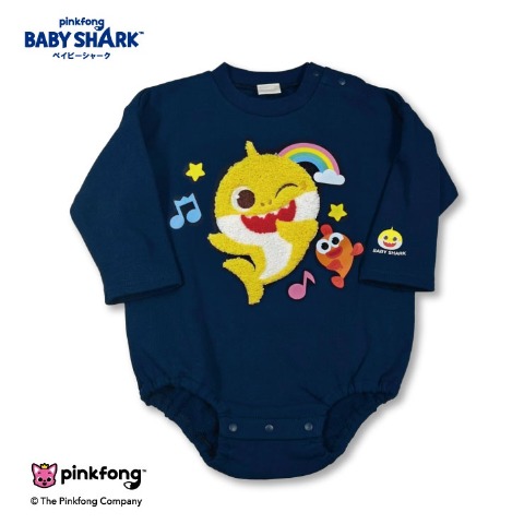 ベビー　ロンパス（70・80cm・BABY SHARK）