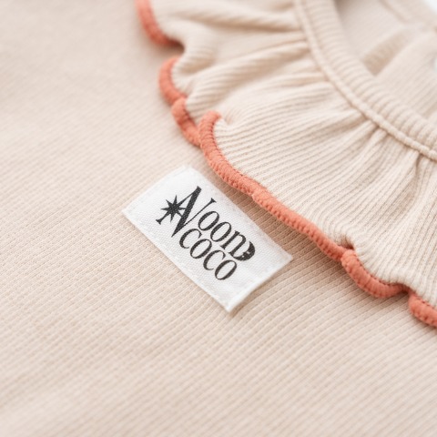 ベビー　ロンパス+ターバン（70・80cm・Nooncoco）