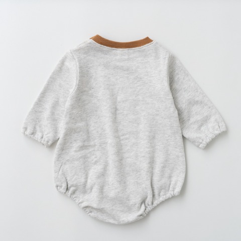 ベビー　ロンパス+ボンネット（70・80cm・Nooncoco）