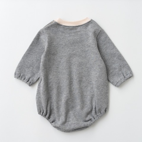 ベビー　ロンパス+ボンネット（70・80cm・Nooncoco）