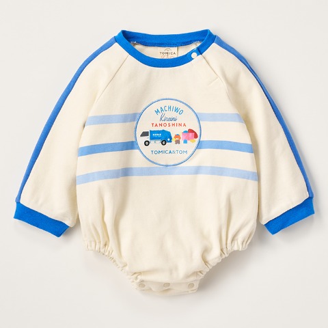ベビー　ロンパス　（70-80cm・トミカとトム）
