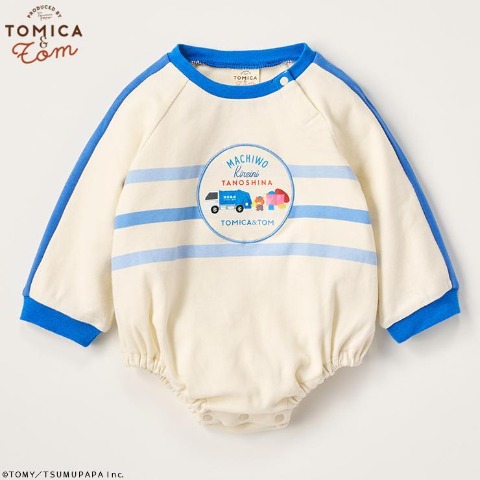 ベビー　ロンパス　（70-80cm・トミカとトム）