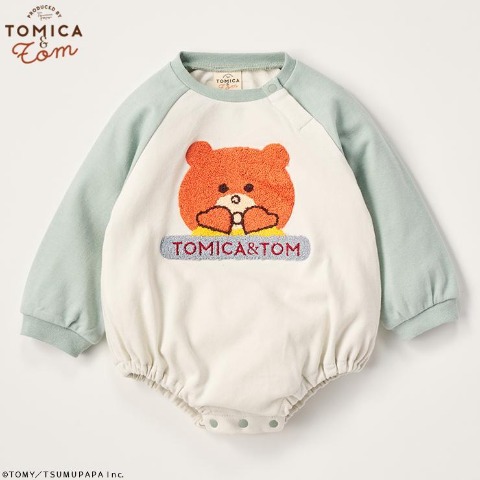 ベビー　ロンパス　（70-80cm・トミカとトム）