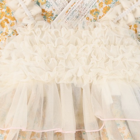 ベビー　エプロン付袴ロンパス（70・80cm・Cottoli）