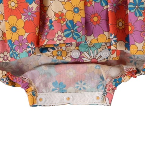 ベビー　エプロン付袴ロンパス（70・80cm・futafuta）