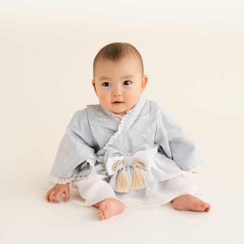 ベビー　袴ロンパス（70・80cm・Cottoli）