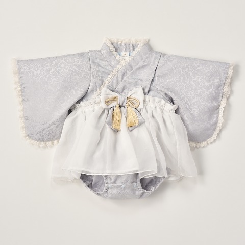 ベビー　袴ロンパス（70・80cm・Cottoli）