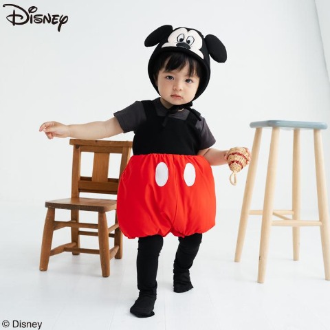ベビー 帽子+サロペット（70～80・80～90・90～100cm・futafuta/Disney 