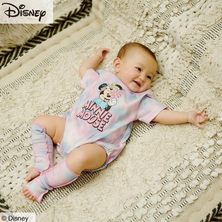 【2Y】HELLO LUPO ブルマ サス付き デニム ロンパース ロンパース＋レッグウォーマー（70～80cm Disney/leap） | バースデイ