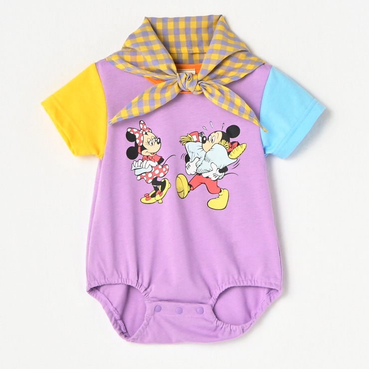 ロンパース＋バンダナ（70～80cm Disney/leap） | バースデイ