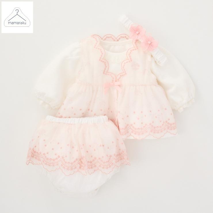 BABY TRIANA トップスとブルマ　12-24m バースデー衣装 ベビー ブルマスーツ(70㎝～80㎝・mamaraku) | バースデイ | しまむら