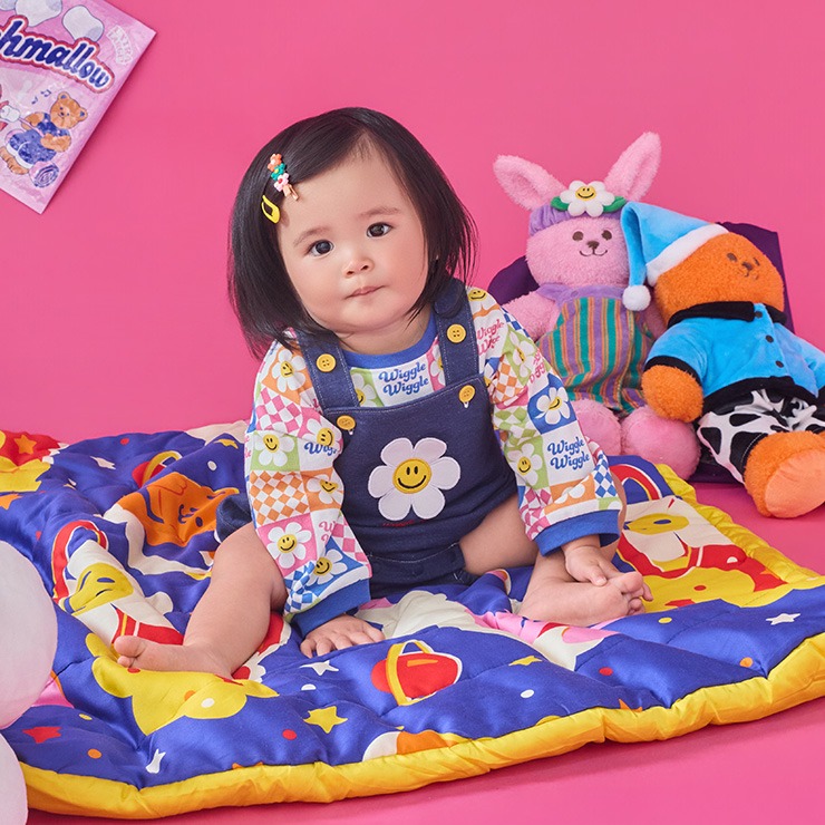 Duffy　サロペット　ロンパース ベビー サロペットロンパス(70cm・80cm・wiggle wiggle） | バースデイ