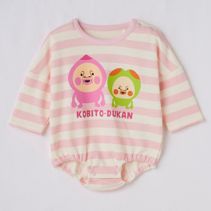 ベビー ロンパス（70・80cm・カクレモモジリ＆スモモノウチ_kawaii