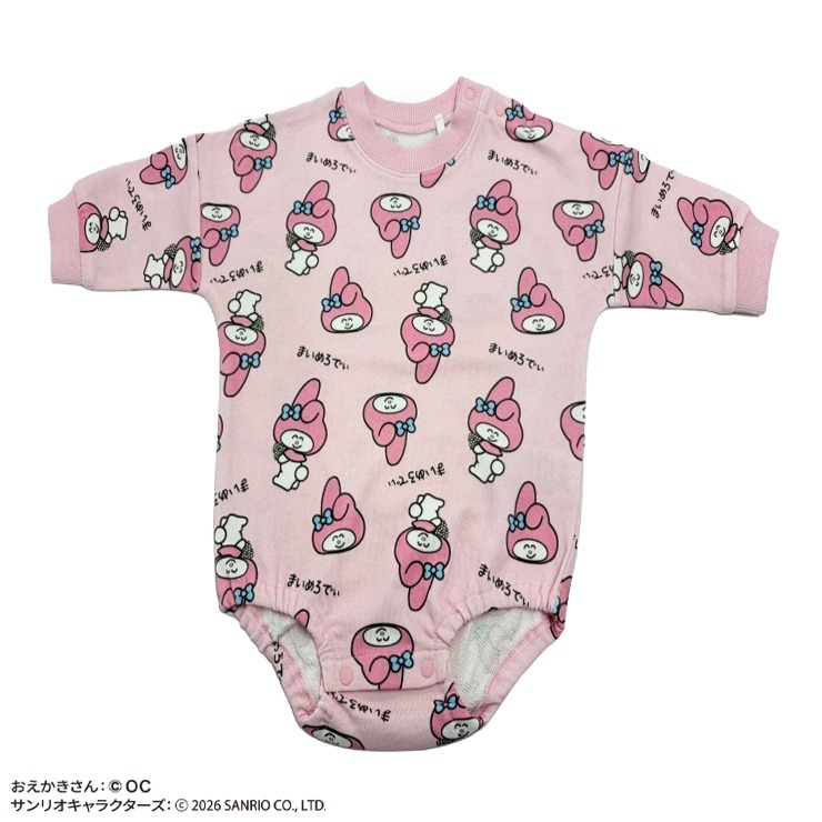 ベビー ロンパス（70・80cm・おえかきさん×サンリオキャラクターズ