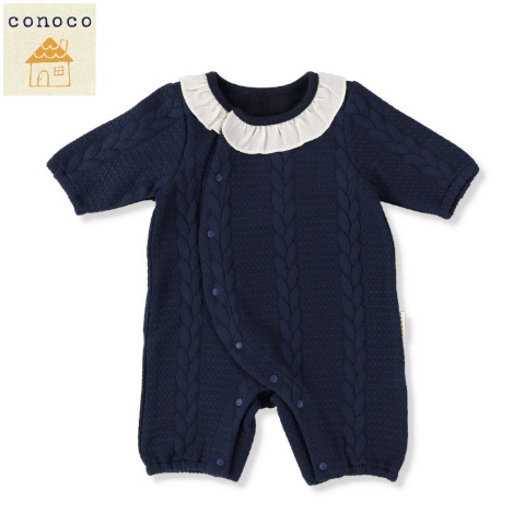新生児カバーオール（50-60・60-70㎝　conoco）