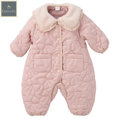 ベビー　長袖カバーオール（70・80cm・Cottoli）