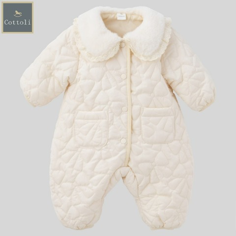 ベビー　長袖カバーオール（70・80cm・Cottoli）