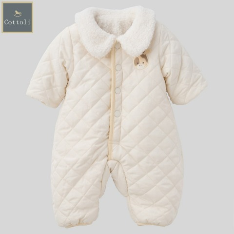 ベビー　長袖カバーオール（70・80cm・Cottoli）