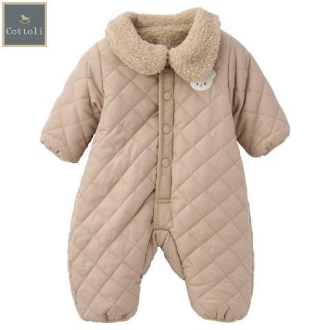 ベビー　長袖カバーオール（70・80cm・Cottoli）