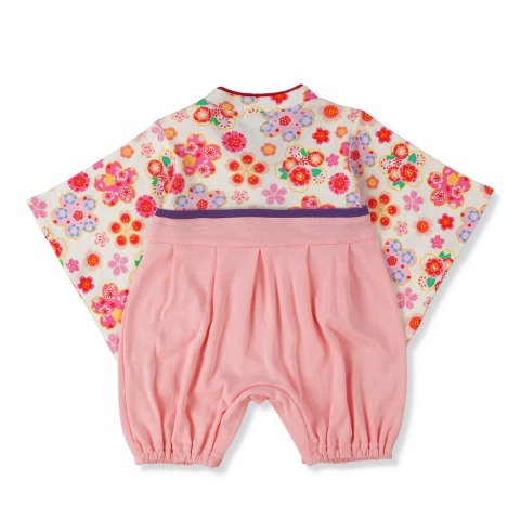 ベビー　桜ミックスはかまオール