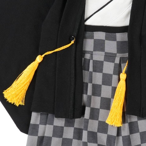 ベビー　市松羽織はかまオール