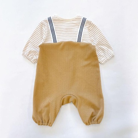 ベビー　長袖カバーオール（50～60・60～70cm・Cottoli）