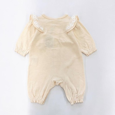 新生児　長袖カバーオール（50～60・60～70cm・Cottoli）