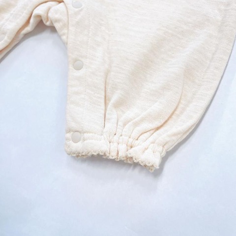 新生児　長袖カバーオール（50～60・60～70cm・Cottoli）