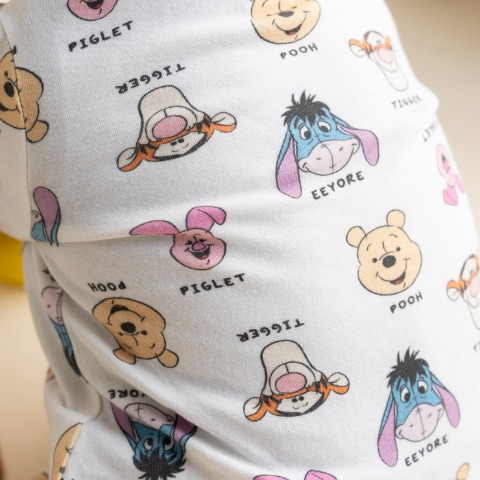 新生児　長袖カバーオール（60～70・70～80cm・Cottoli/Disney）