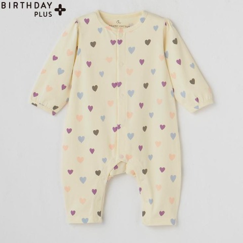 新生児　カバーオール（50－60・60－70cm・Birthday+）