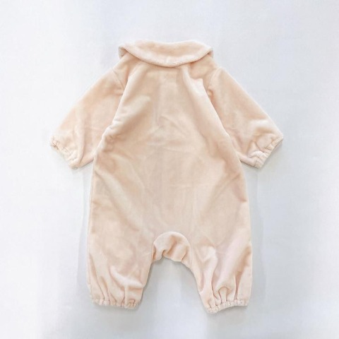 新生児　長袖カバーオール（50～60・60～70cm・Cottoli）