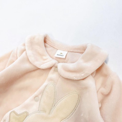 新生児　長袖カバーオール（50～60・60～70cm・Cottoli）