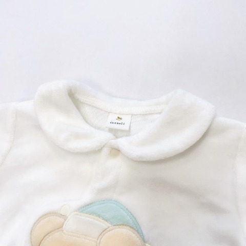 新生児　長袖カバーオール（50～60・60～70cm・Cottoli）