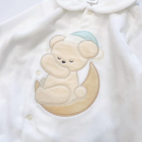 新生児　長袖カバーオール（50～60・60～70cm・Cottoli）