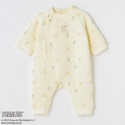 新生児　カバーオール（50-60・60-70cm・PEANUTS）