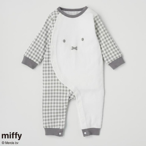 新生児　カバーオール（60-70・70-80cm・miffy)