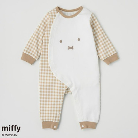 新生児　カバーオール（60-70・70-80cm・miffy)
