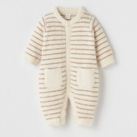 ベビー　長袖カバーオール（70・80cm・Cottoli）