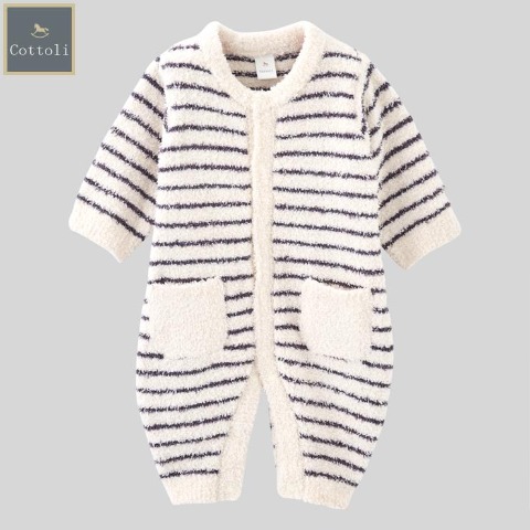 ベビー　長袖カバーオール（70・80cm・Cottoli）