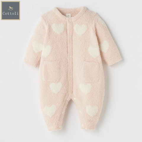 ベビー　長袖カバーオール（70・80cm・Cottoli）