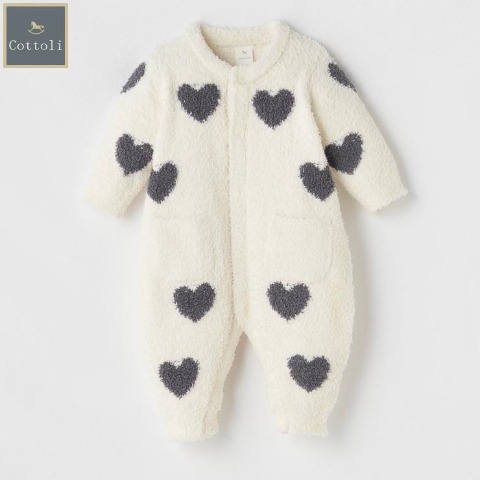ベビー　長袖カバーオール（70・80cm・Cottoli）
