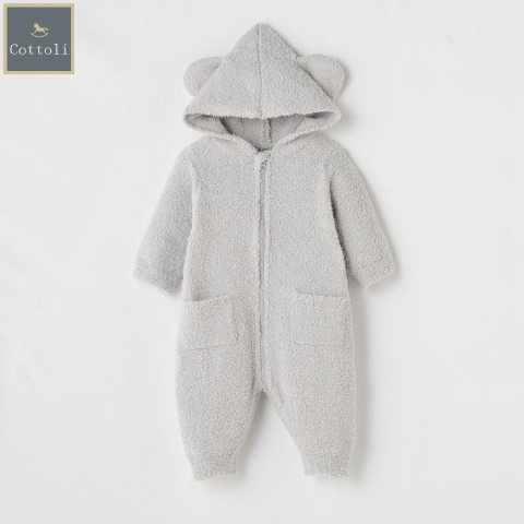 ベビー　長袖カバーオール（70・80cm・Cottoli）