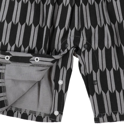 ベビー　矢絣柄はかまオール