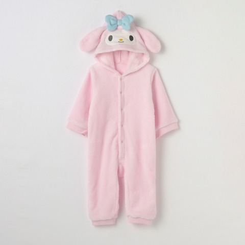 ベビー　フード付カバーオール (90・95cm　Sanrio characters)