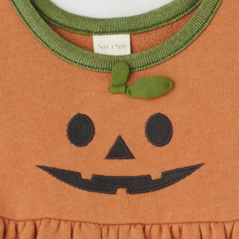 ベビー　長袖Tシャツ+カバーオール（70・80cm・tete a tete）