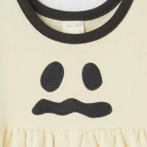 ベビー　長袖Tシャツ+カバーオール（70・80cm・tete a tete）