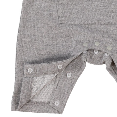 新生児　長袖カバーオール（50-60・60-70㎝・POLO BCS Baby）