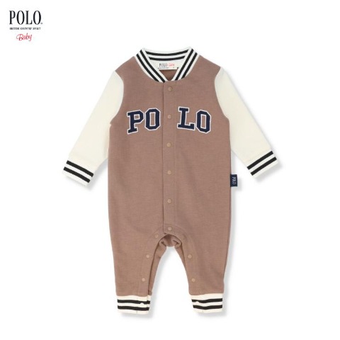 ベビー　長袖カバーオール（70～80㎝・POLO BCS Baby）